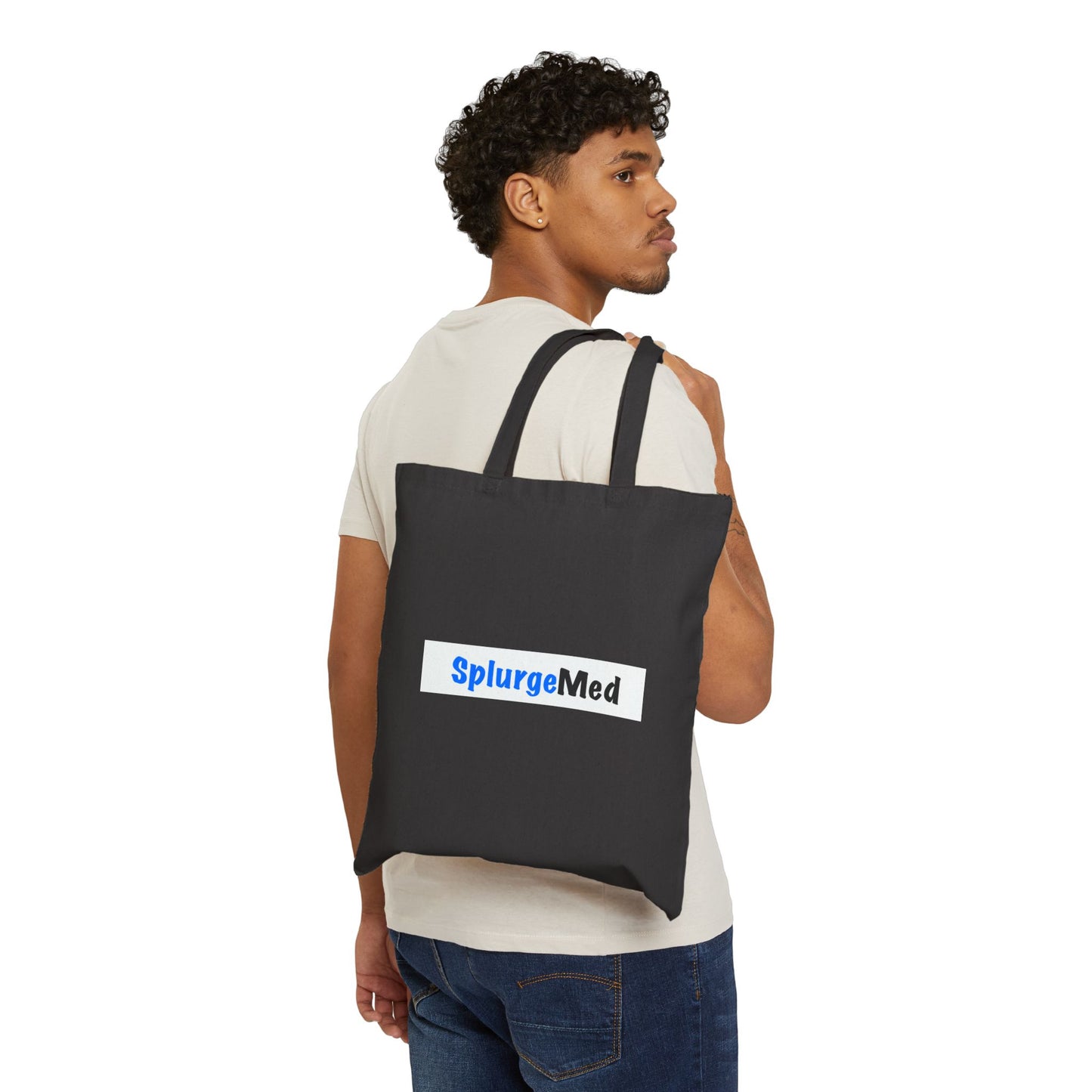 SplurgeMed Cotton Canvas Tote Bag