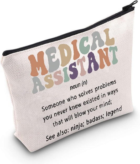 Medical Assistant Gift Healthcare Coworker Gift Physician Assistant Cosmetic Bag (Medical Assistant Cosmetic Bag)