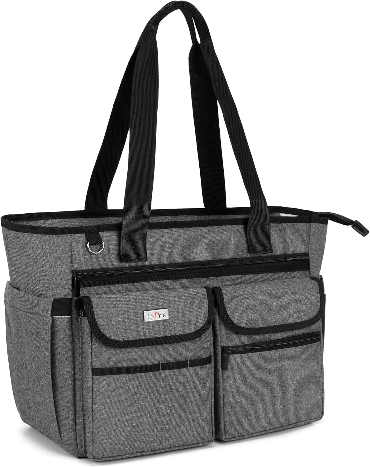 Nurse Tote Bag with Bottom Padded Pad, Nurse Bags and Totes for Work with Large Compartment, Bag Only