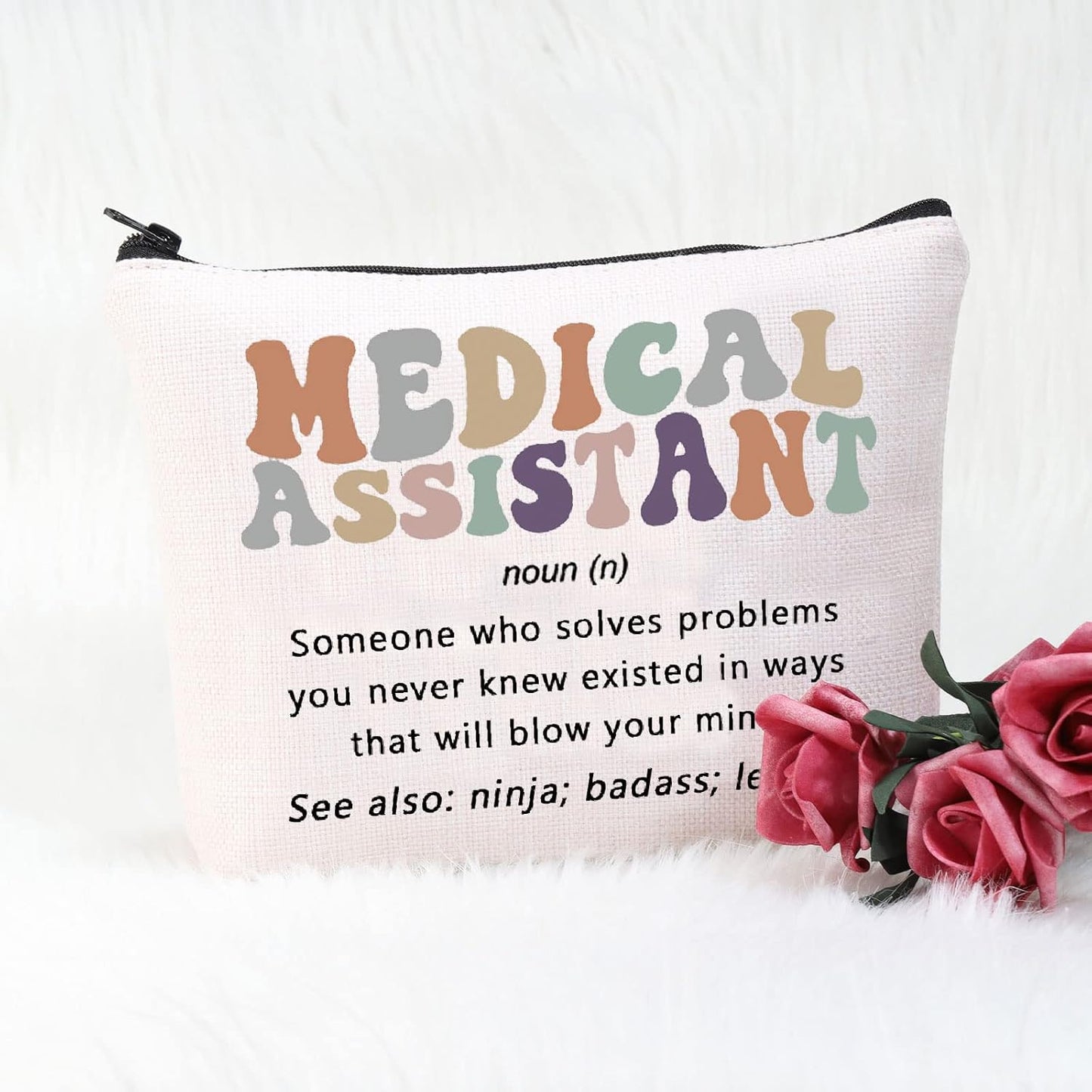 Medical Assistant Gift Healthcare Coworker Gift Physician Assistant Cosmetic Bag (Medical Assistant Cosmetic Bag)